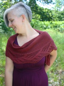Ceridwen Free Lace Shawl Knitting Stitch