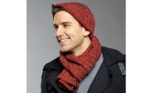 Commuter Hat & Scarf Free Men’s Knitting Pattern