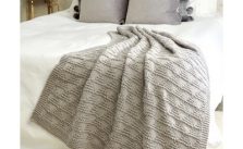 Cozy Triangles Knit Throw Free Pattern