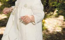 Donatello Lace Dress and Hat Free Baby Knitting Pattern