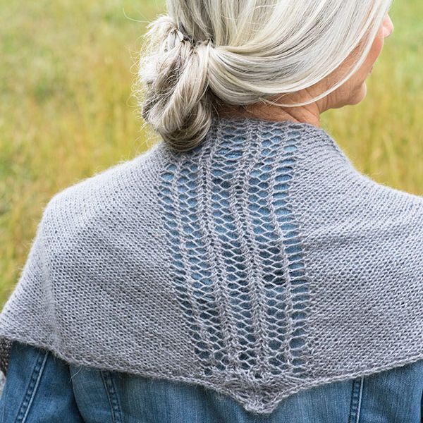 Dowson Simple Lace Shawl Free Knitting Pattern