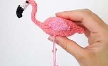 Amigurumi Flamant Rose (Flamingo) Free Knitted Toy Pattern
