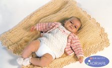 Free Baby Set Knit Pattern – Jacket, Dress, Booties and Blanket
