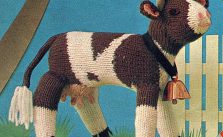 Free Cow Toy Knitting Pattern