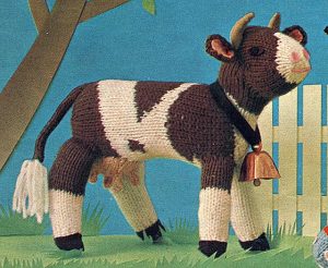 Free Cow Toy Knitting Pattern