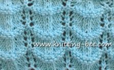 Free Lace Ripple Stitch Knitting Pattern