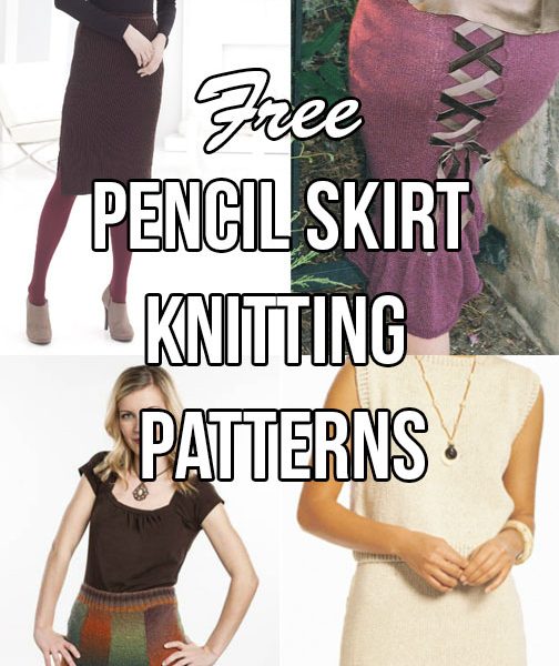 Free Pencil Skirt Knitting Patterns