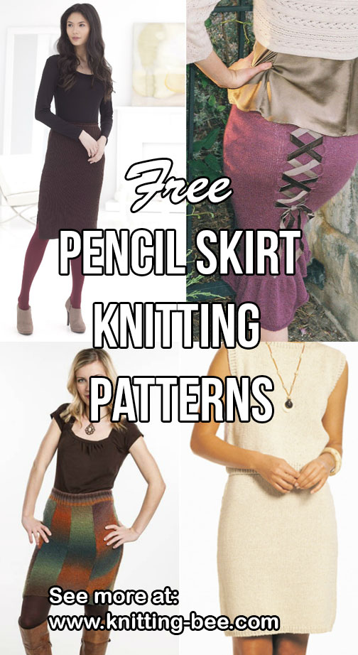 Free Pencil Skirt Knitting Patterns