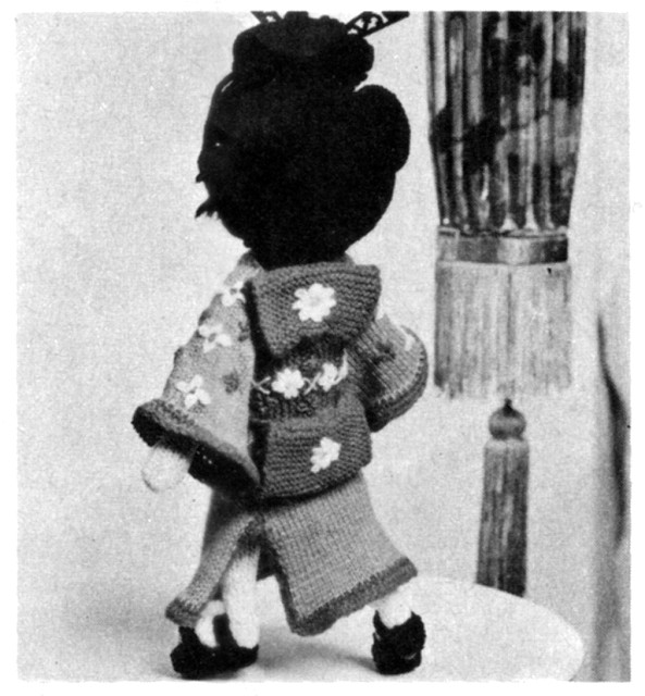 Geisha Girl Doll Free Knitting Pattern