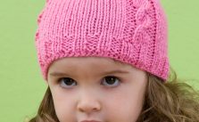 How To Knit A Cabled Baby Beanie Free Pattern