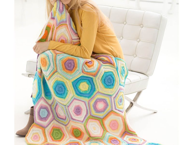 How To Knit A Charleston Garden Blanket Free Knitting Pattern
