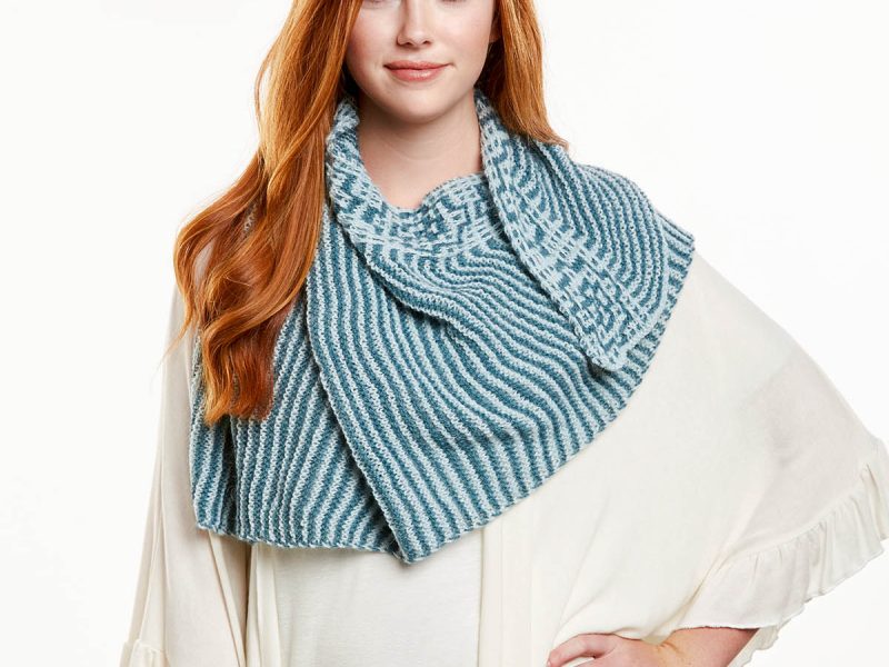 How To Knit A Mosaic Shawl Free Pattern