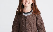 How To Knit A Textured Kids Cardigan Free Pattern