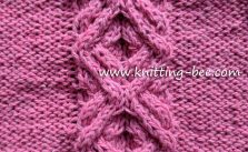 Intertwined Cable Panel Free Knitting Stitch