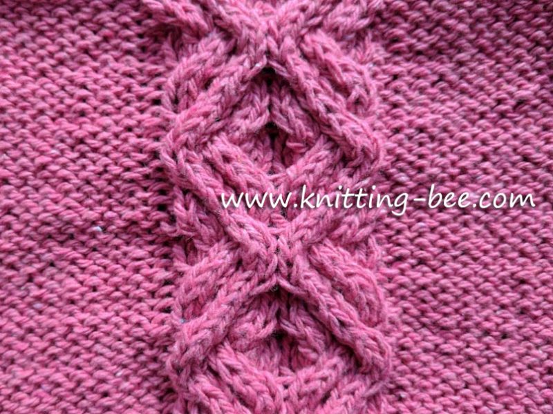 Intertwined Cable Panel Free Knitting Stitch