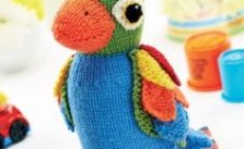 Jason the Parrot Pattern Free Knitting Pattern