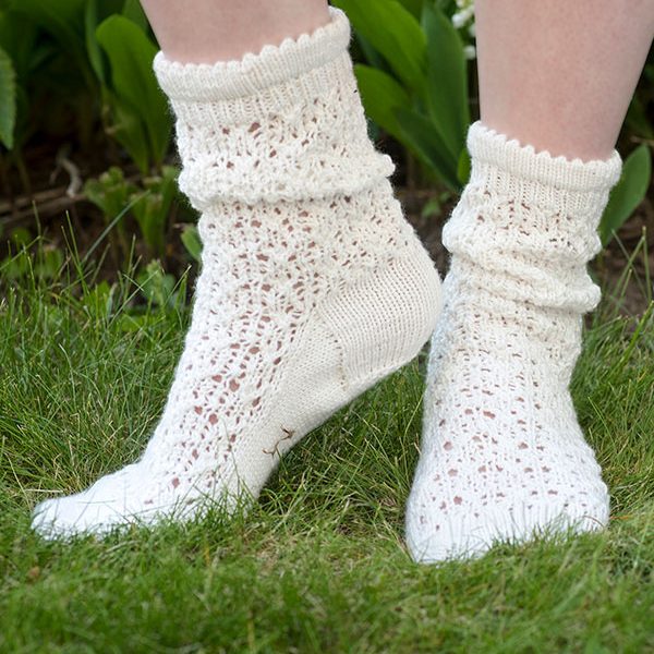 Julie Lace Socks Free Knitting Pattern