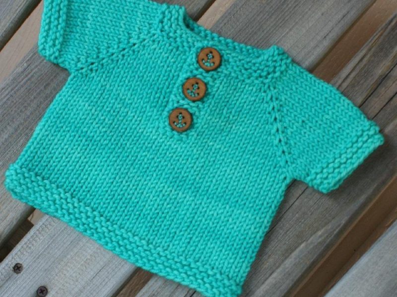 Keams Beginner Baby and Kids Top Free Knitting Pattern