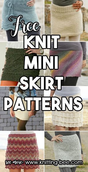Knit Mini Skirt Patterns Free