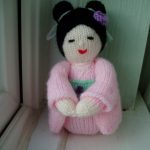 Kokeshi Doll Free Knitting Pattern