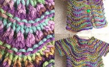 Lily Ripple Infant Cardigan Free Knitting Pattern