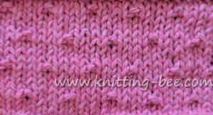 Little Bumps Free Knitting Stitch from http://www.knitting-bee.com/knitting-stitch-library/knit-purl-stitches/little-bumps-free-knitting-stitch