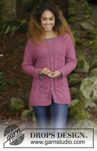 Lotus Jacket Free Knitting Pattern