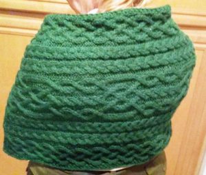 Mary's Mother in Law Shawl Free Cable Knitting Pattern