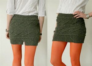 Knit Mini Skirt Patterns Free