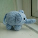 Mini Elephant Free Animal Toy Knitting Pattern