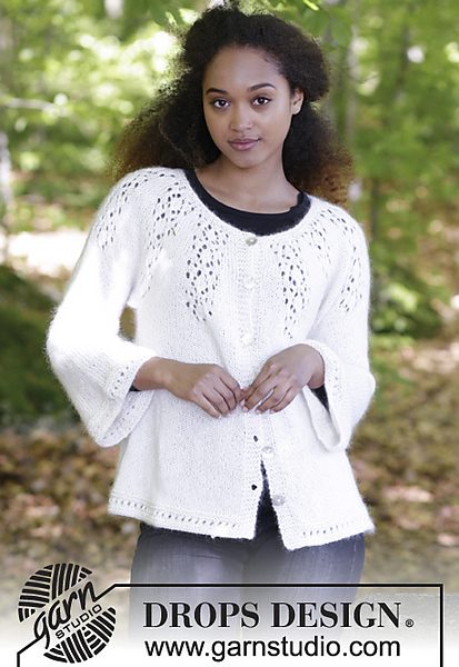 Nineveh lace Cardigan Free Knitting Pattern