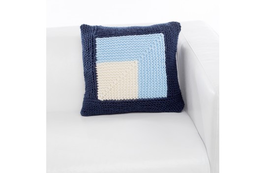 Op Art Throw & Pillow Free Knitting Pattern