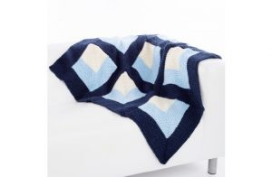 Op Art Throw & Pillow Free Knitting Pattern