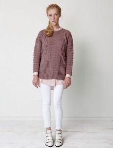 Patons Directional Cables Sweater Free Knitting Pattern