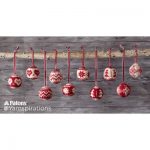 Patons Merry Fair Isle Knit Ornaments