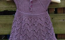 Paulina Dress Free Baby Knitting Pattern
