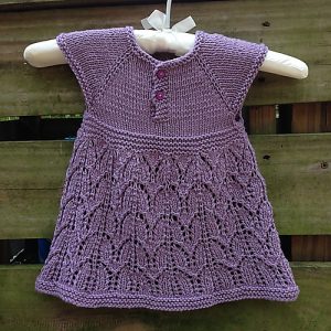 Paulina Dress Free Baby Knitting Pattern