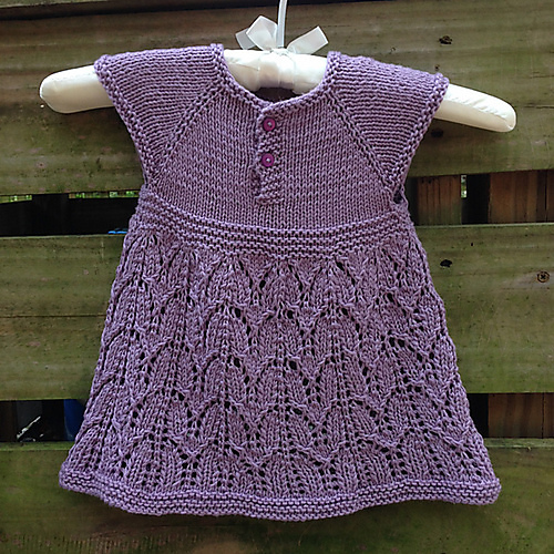 Paulina Dress Free Baby Knitting Pattern