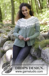 Perles du Nord Jacket Free Knitting Pattern