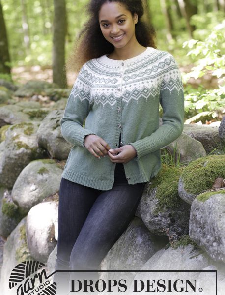 Perles du Nord Jacket Free Knitting Pattern