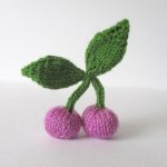 Pink Cherries Free Knitting Pattern