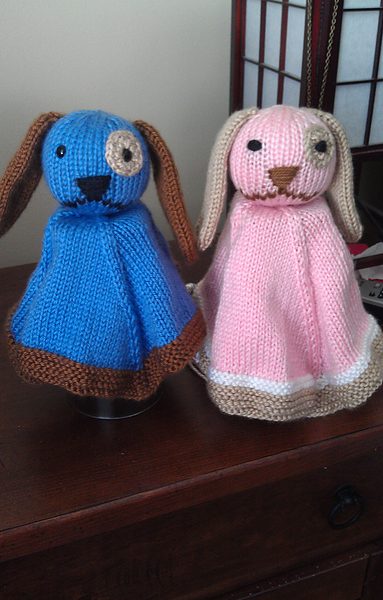 Puppy Lovey Free Knitting Pattern