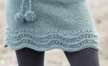 Sea Foam Miniskirt Free Women’s Knitting Pattern