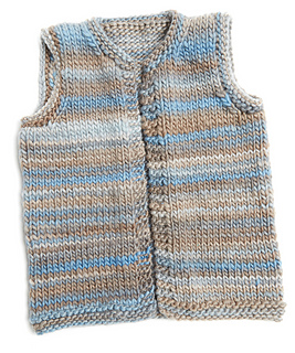 Simply Styled Vest Easy Free Knitting Pattern