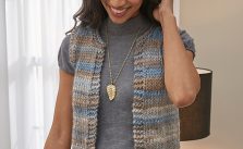 Simply Styled Vest Easy Free Knitting Pattern