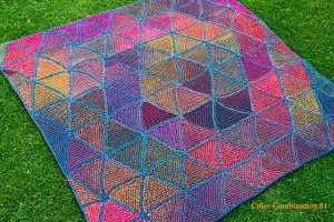 Six Pedal Blanket Free Knitting Pattern