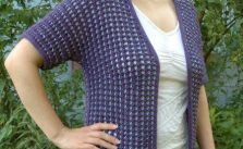 Subtle Mesh Summer Cardigan Free Knitting Pattern
