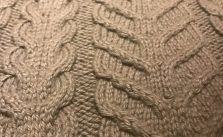 Surf & Turf Cabled Baby Blanket Free Knitting Pattern
