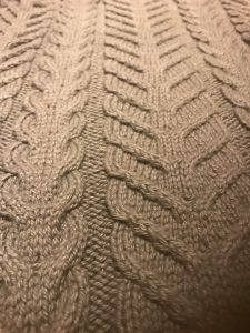 Surf & Turf Cabled Baby Blanket Free Knitting Pattern