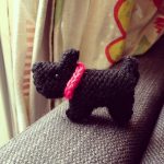 Tiny Scottie Dog Free Knitting Pattern